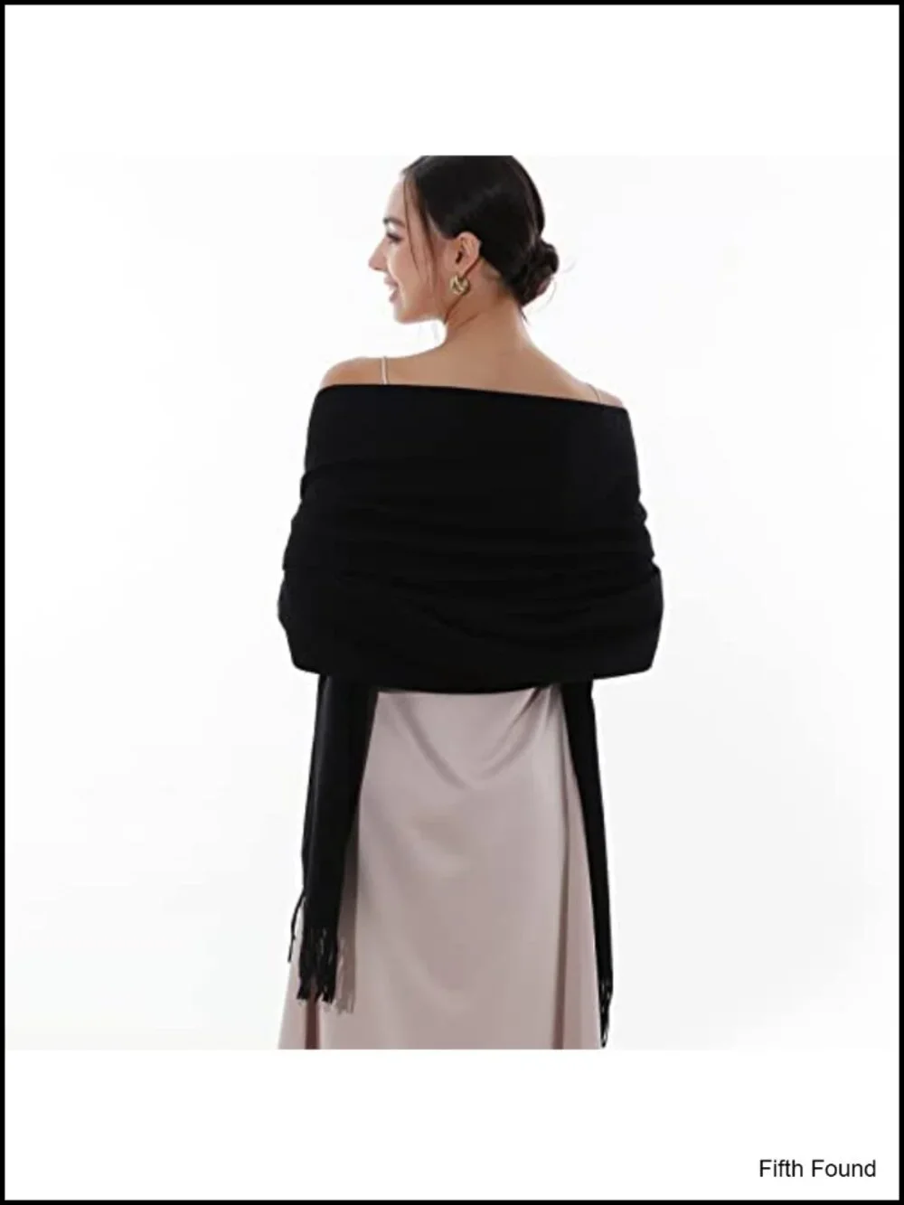 Large Soft Pashmina Shawl Wrap Evening Dress Winter Scarf